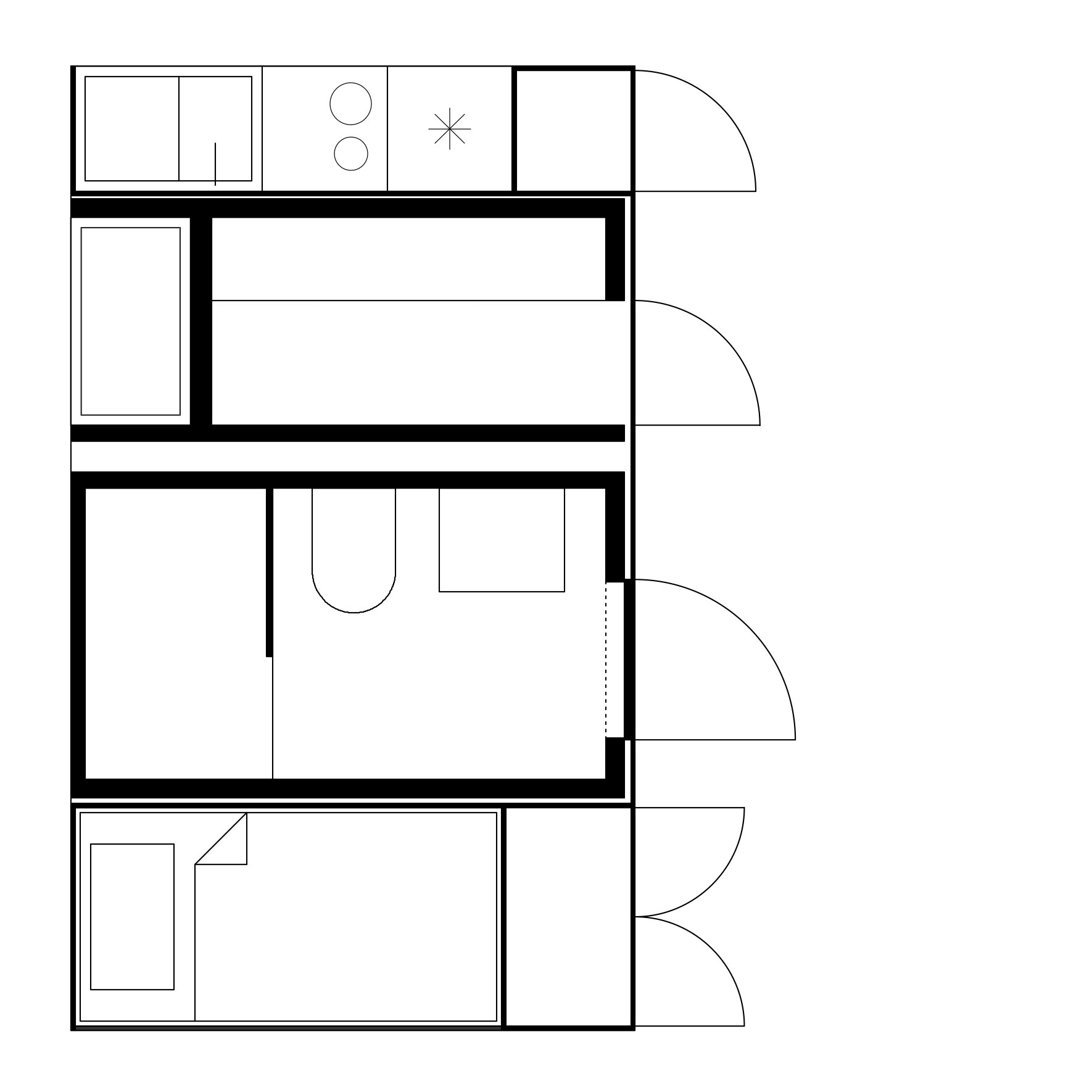 Grundriss 'Kernzelle'