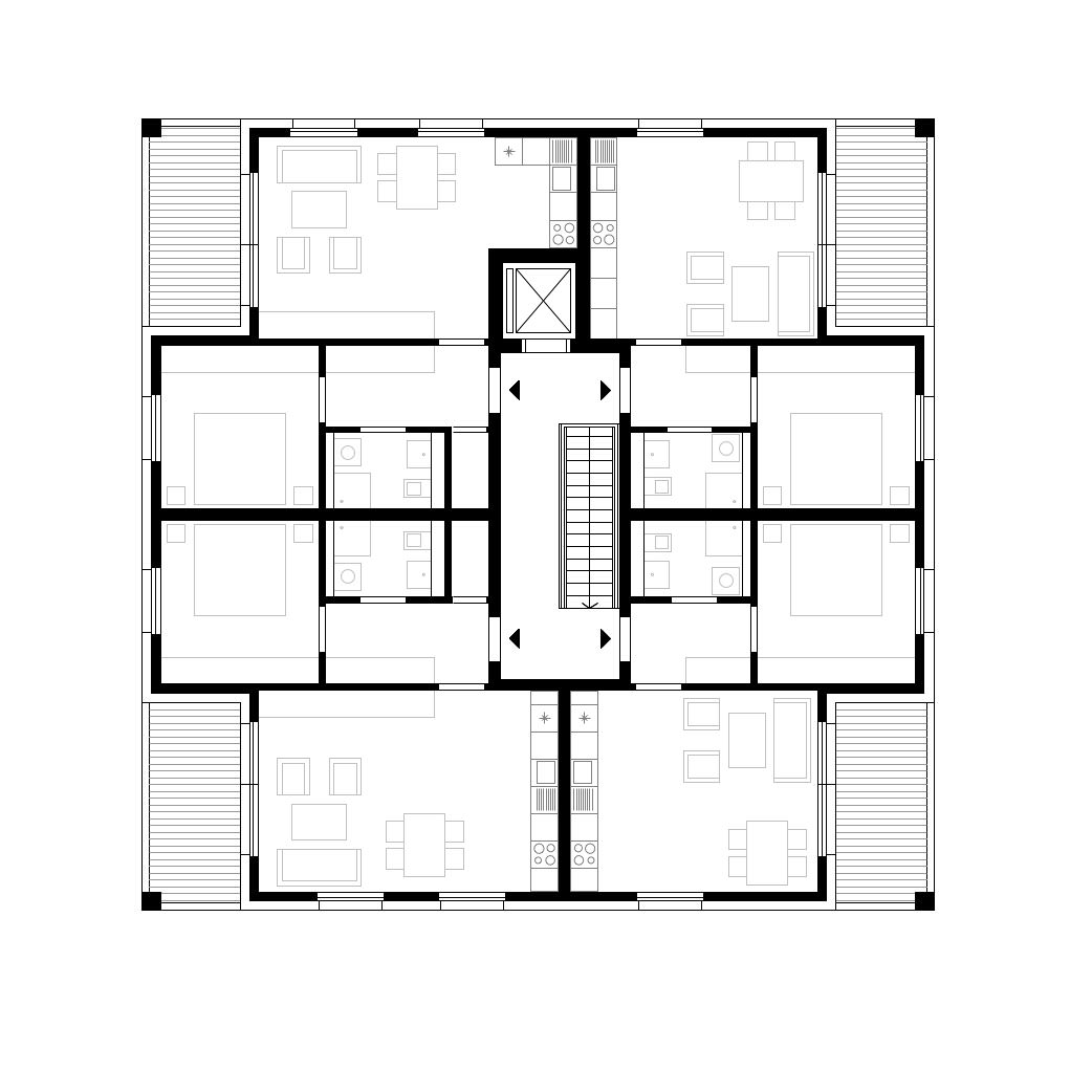 Grundriss 'Symmetrische'